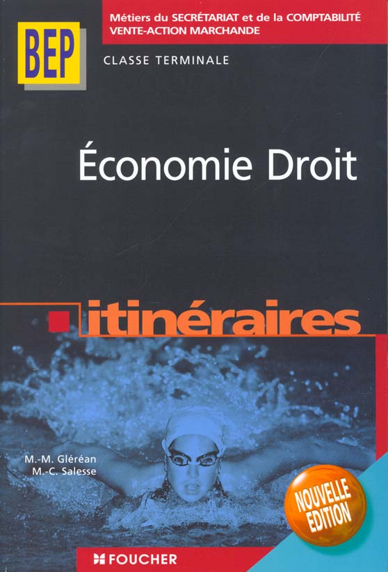 Economie-droit ; terminale bep ; bep des metiers du secretariat et de la comptabilite ; ouvrage