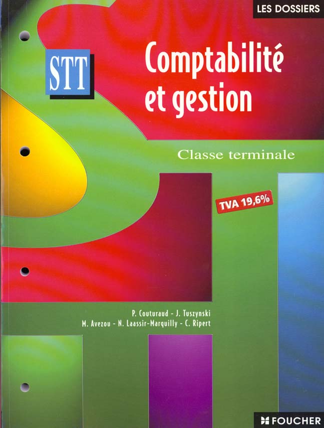 Comptabilite et gestion ; terminale stt ; ouvrage