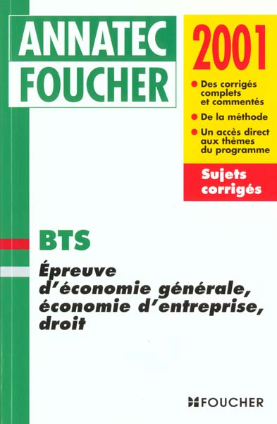 ANNATEC FOUCHER-BTS Tome 9