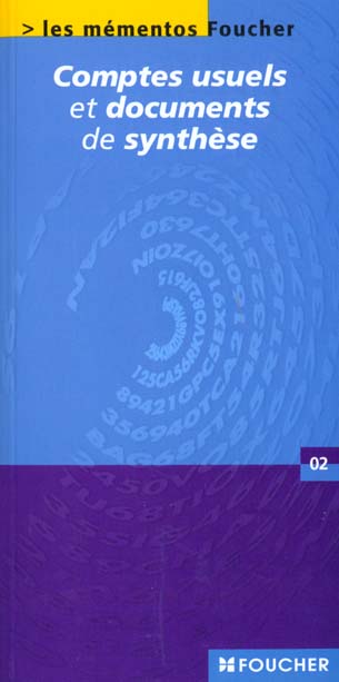 Comptes usuels et documents de synthese