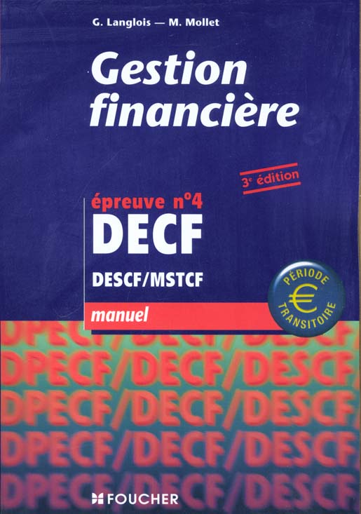 Gestion financiere decf t.4
