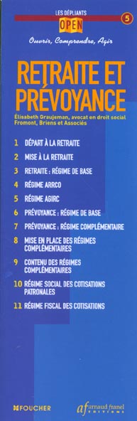 Retraite et prevoyance