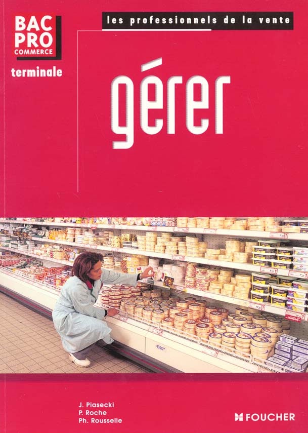 Gerer ; terminale bac professionnelle