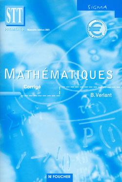 Mathematiques terminale stt ; corriges