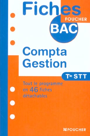 Comptabilite gestion ; terminale stt