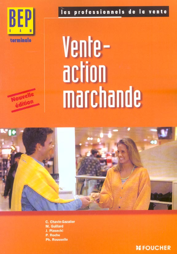 Vente action marchande ; terminale bep ; edition 2003