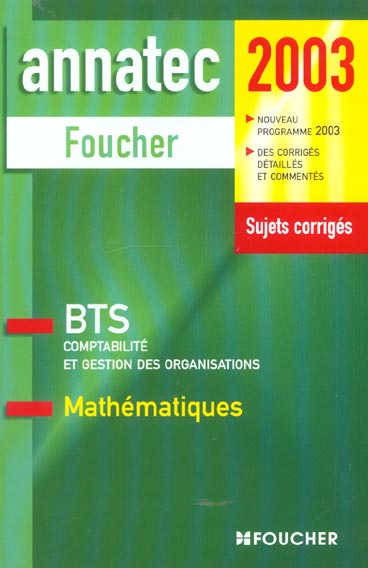 ANNATEC FOUCHER-BTS