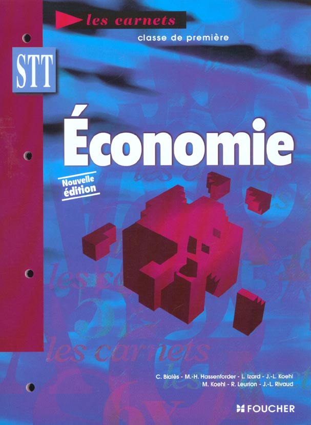 Economie ; 1e stt ; edition 2003
