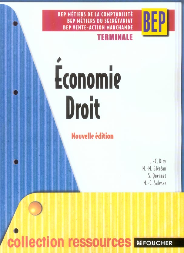 Economie-droit terminale bep