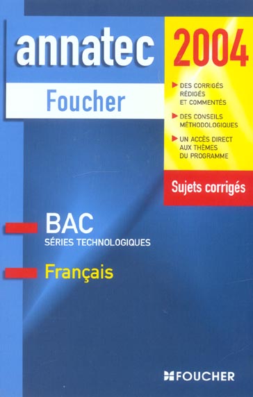 Terminale series technologiques (édition 2004)