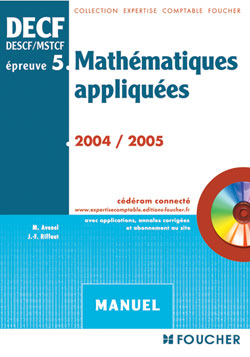 EPREUVE N.5 ; MATHEMATIQUES APPLIQUEES ; MANUEL