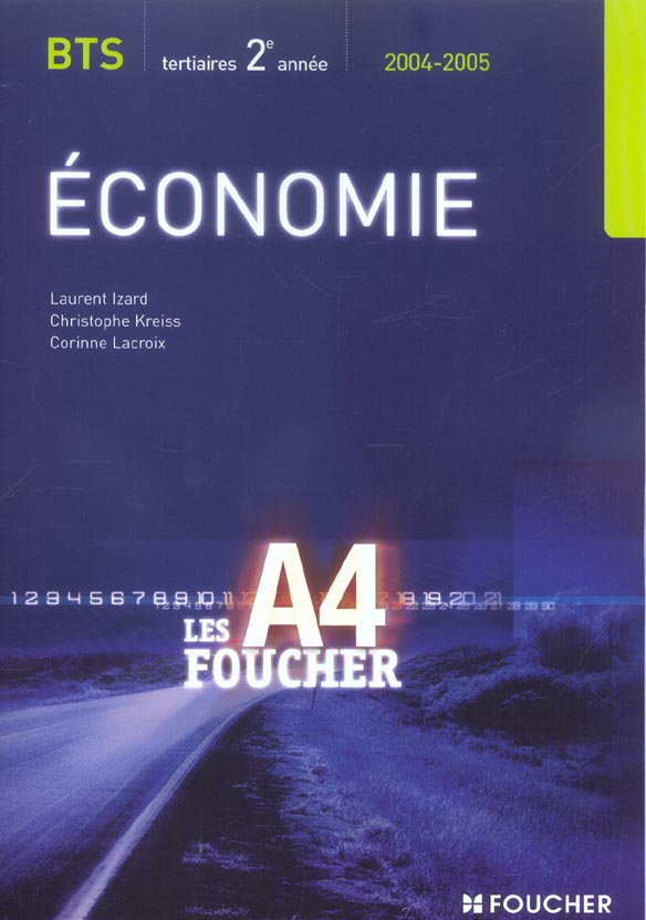 Economie bts 2eme annee tertiaire