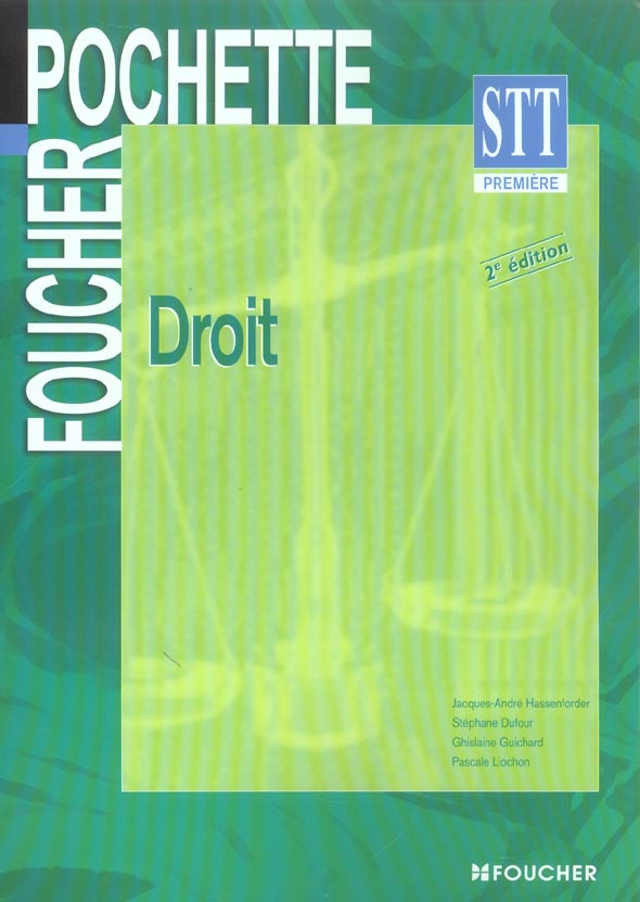 Droit 1ere stt (2e édition)