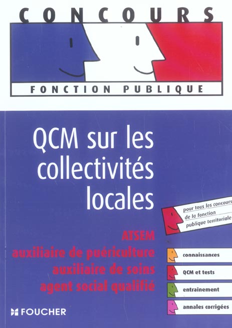 Qcm sur les collectivites locales ; annales corrigees