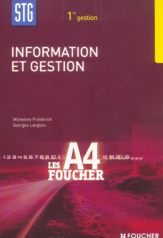 INFORMATION ET GESTION ; stg