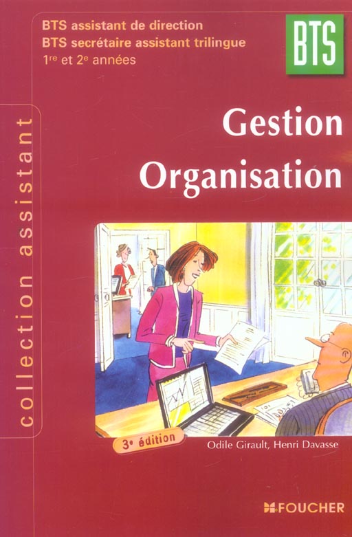 Gestion organisation ; assistant de direction