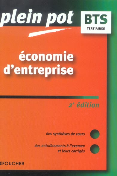 Tertiaire ; économie d'entreprise (2e édition)