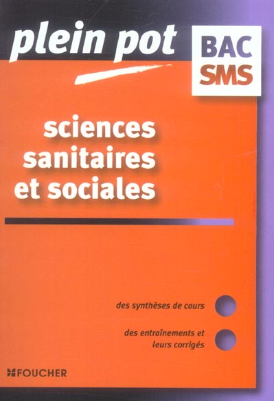 Sciences sanitaires et sociales terminale sms