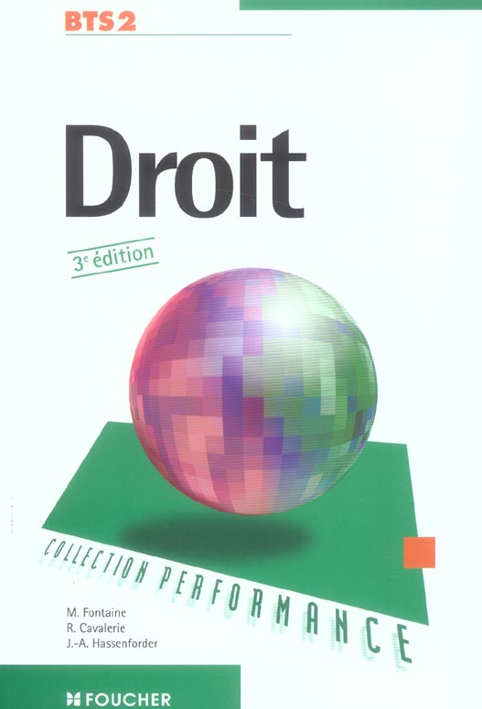 Droit bts 2eme annee (3e édition)