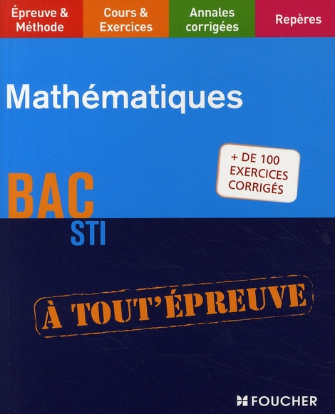 Mathématiques ; bac STI