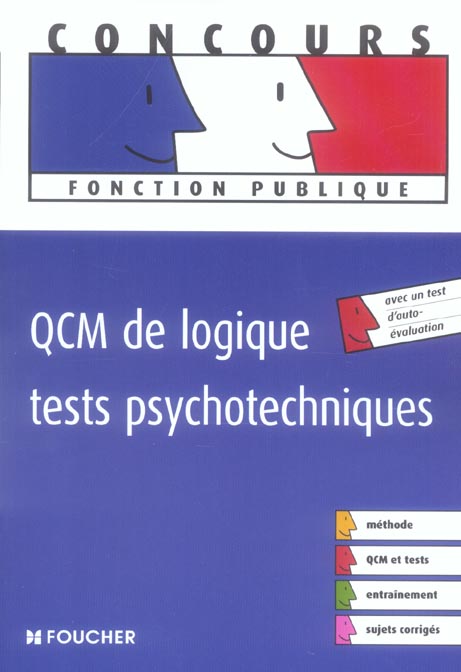 Qcm de logique, tests psychotechniques