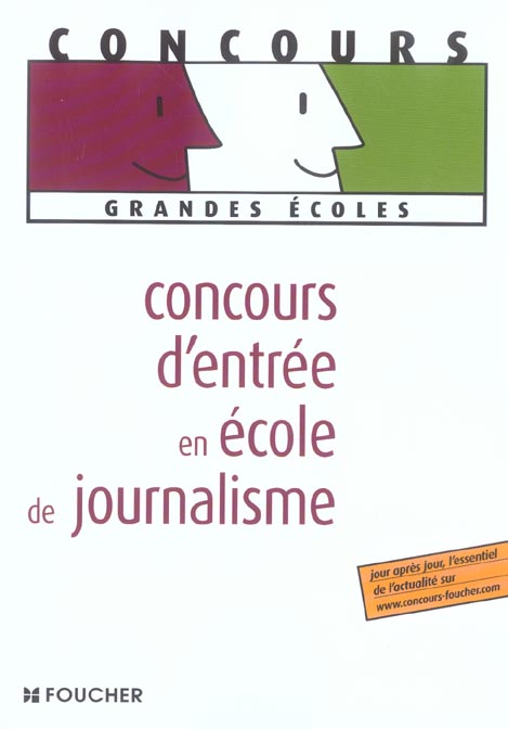Concours d'entree en ecole de journalisme