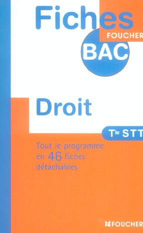 Droit terminale stt