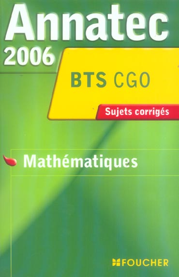 ANNATEC FOUCHER-BTS Tome 14 (édition 2006)