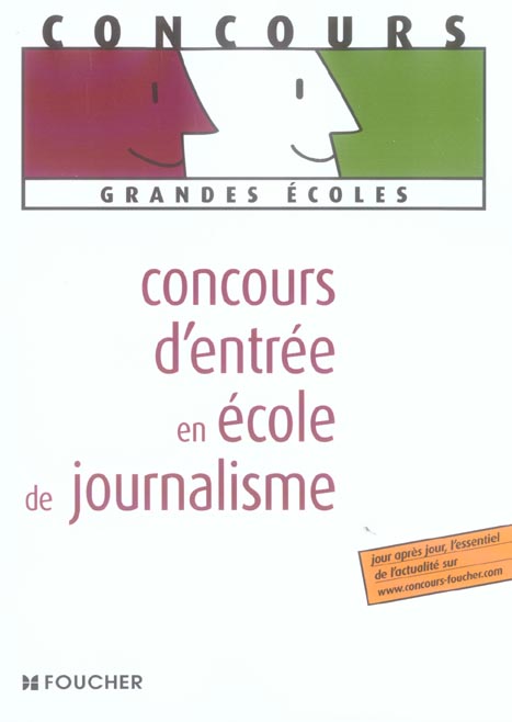 Concours d'entree en ecole de journalisme