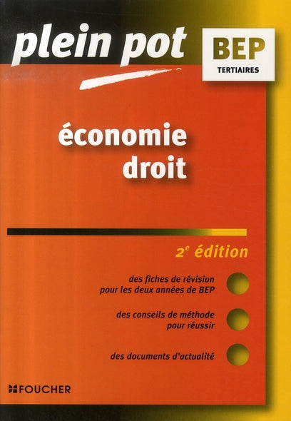 économie droit ; bep tertiaires