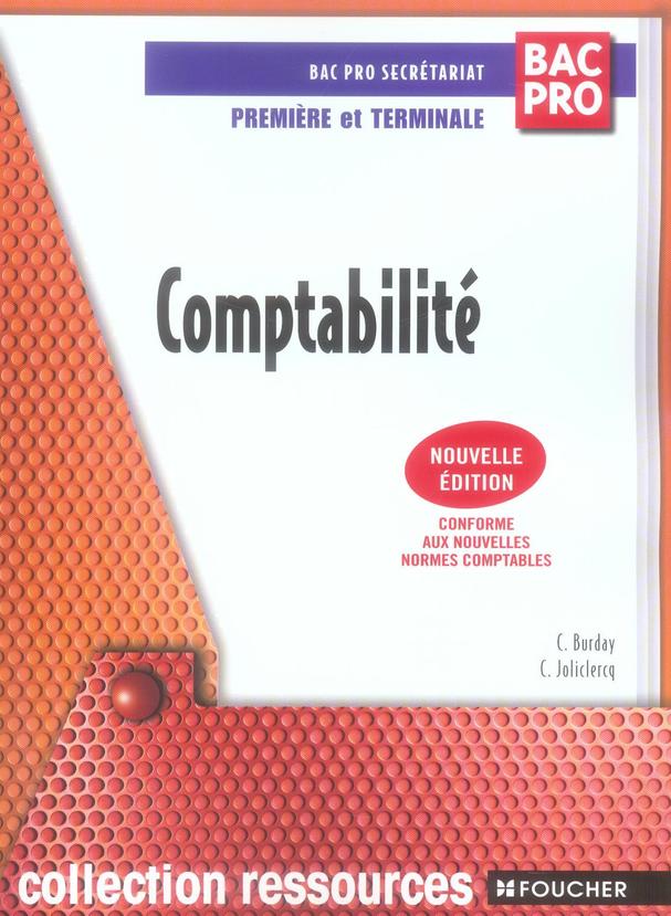 Comptabilité ; bac pro secrétariat 1ere et terminale
