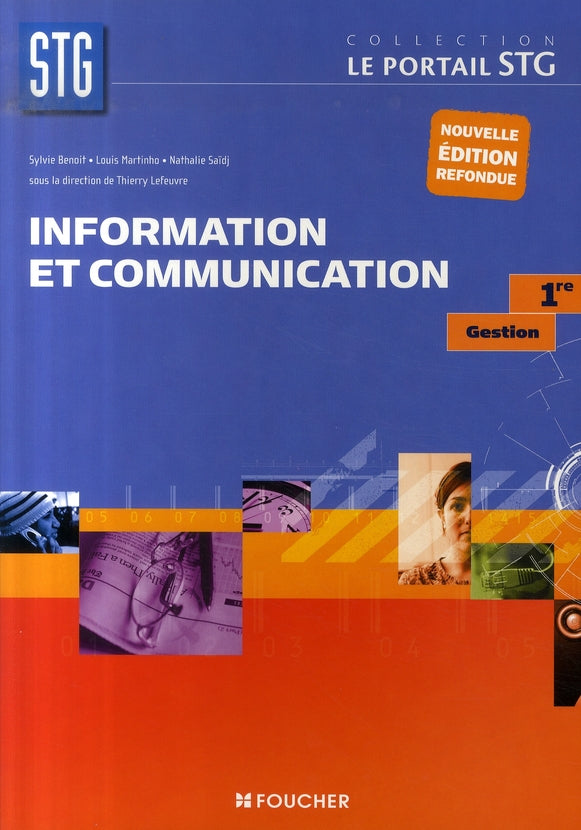 Information et communication ; bac stg ; livre de l'élève
