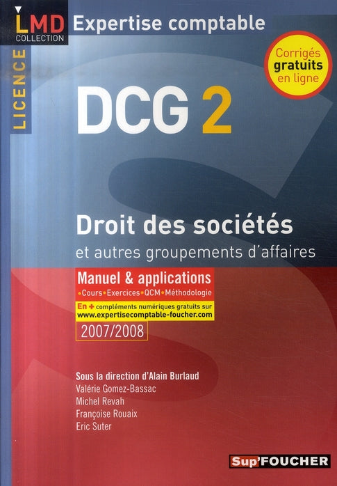 Droit des sociétés et autres groupements des affaires