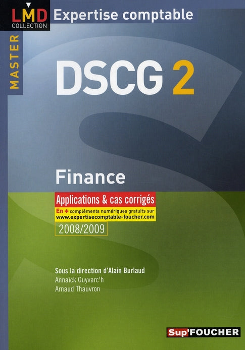 Finance ; master 2 DSCG