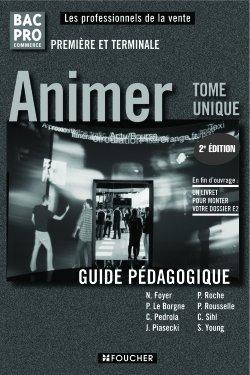 Animer ; bac pro service