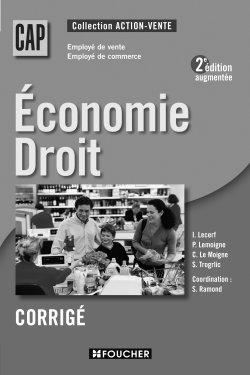 économie droit ; cap employé de vente ; employé de commerce ; corrigé