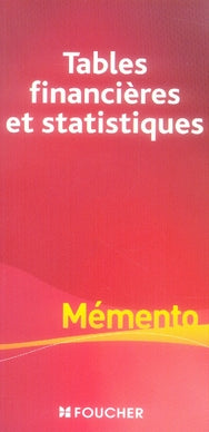 Table financières et statistiques