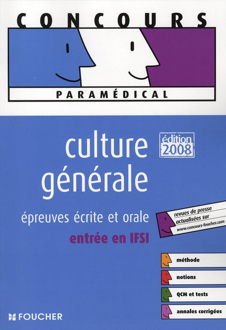 Culture générale ; épreuve écrite et orale entree en IFSI