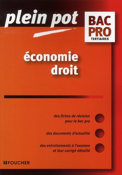 économie, droit ; bac pro tertiaires