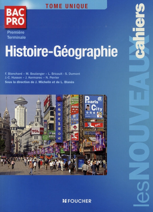 Histoire/géographie ; 1ère, terminale professionnelle ; livre pochette