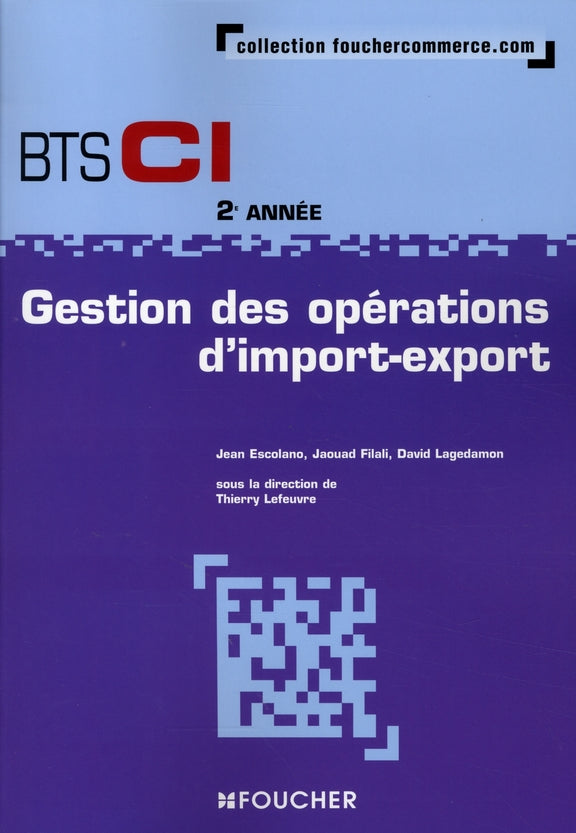 Gestion des operations d'import-export