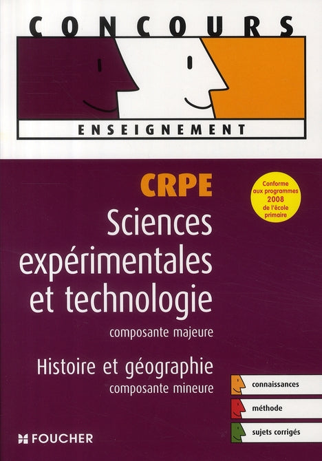 Sciences expérimentales et technologie composante majeure CRPE