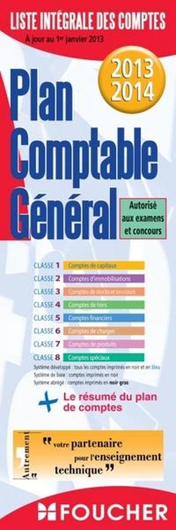 Liste integrale des comptes lib autrement