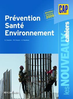 Prévention santé environnement ; CAP ; livre de l'élève