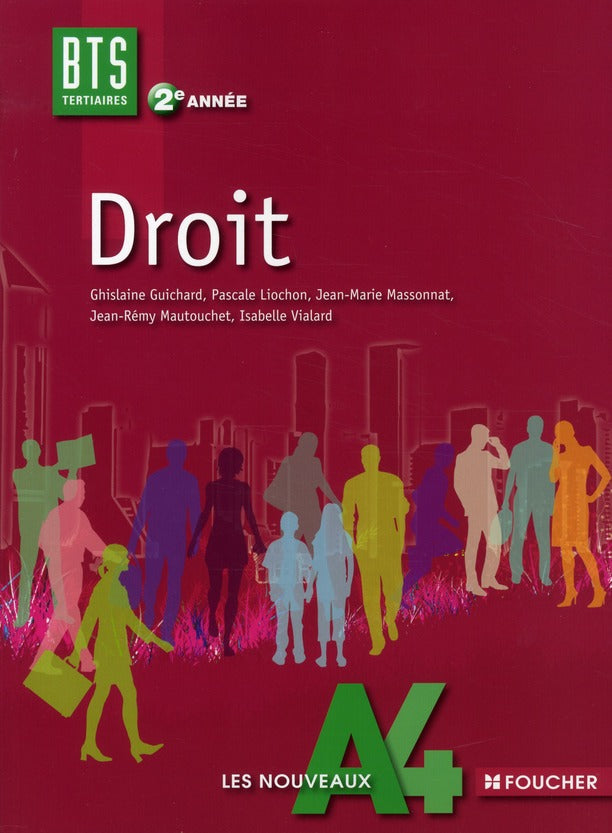 Droit ; BTS tertiaire ; 2e année ; ouvrage