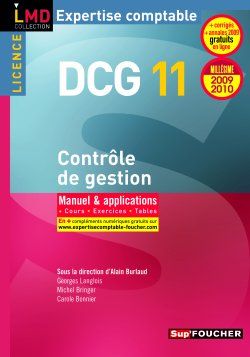 DCG 11 ; contrôle de gestion ; manuel et applications (édition 2009-2010)