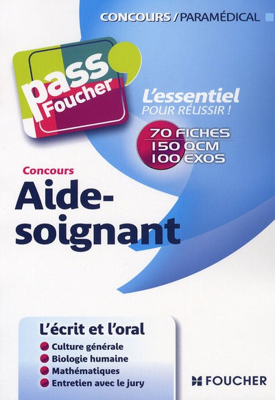 PASS'FOUCHER Tome 32 : concours aide-soignant