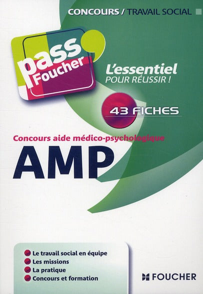 PASS'FOUCHER Tome 65 : concours travail social ; aide médico-psychologique
