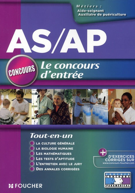 AS/AP ; concours d'entrée tout en un