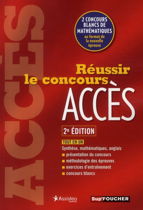 Réussir le concours ACCES ; nouveau concours